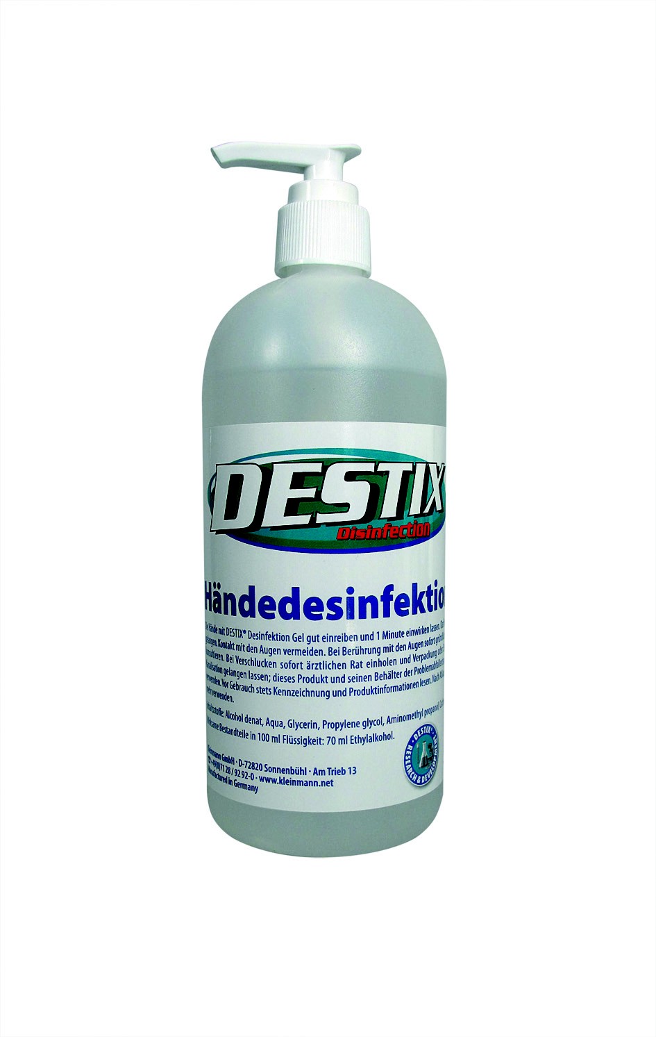 Dezinfekční gel DESTIX na ruce, 500 ml