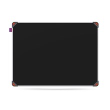 Křídová magnetická tabule MEMOBE IDEA černá, 60x45 cm