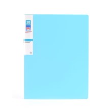 Desky na spisy ANTIBAKTERIALNÍ A4 bledě modrá 20 kapes