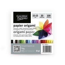 Galeria Papieru origami papír barevný 15x15cm, 100ks